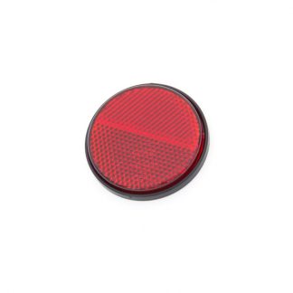 rund röd E-märkt reflex för motorcykel